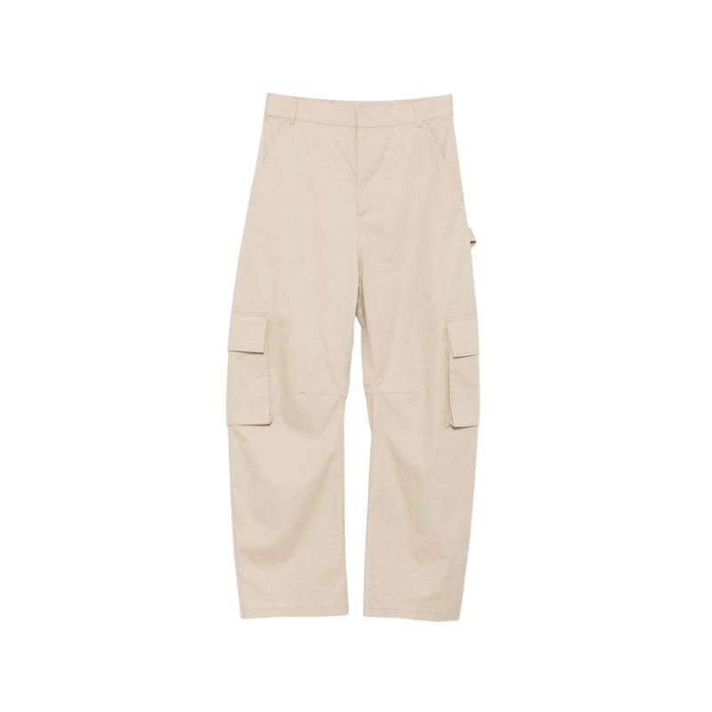 Balenciaga Relaxed Cargo Trousers In Beige
