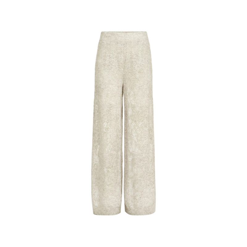 Brunello Cucinelli Lace-flowers Knit Track Trousers In Sparkling Mohair And Virgin Wool