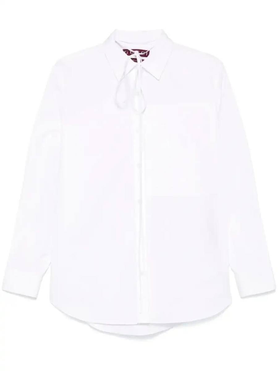 embossed poplin shirt