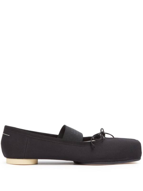 Anatomic Numbers-motif ballerina shoes