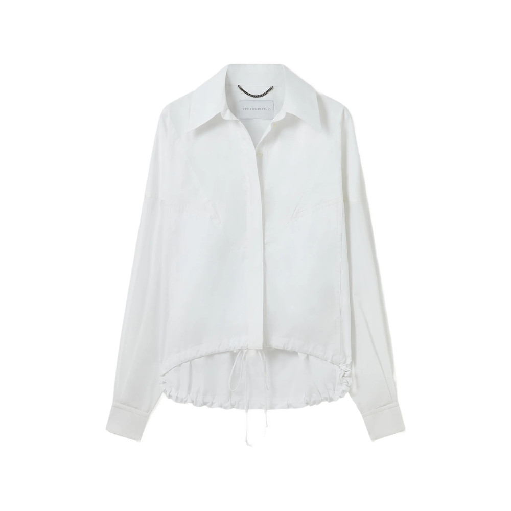 Stella Mccartney Drawstring-hem Long-sleeve Shirt