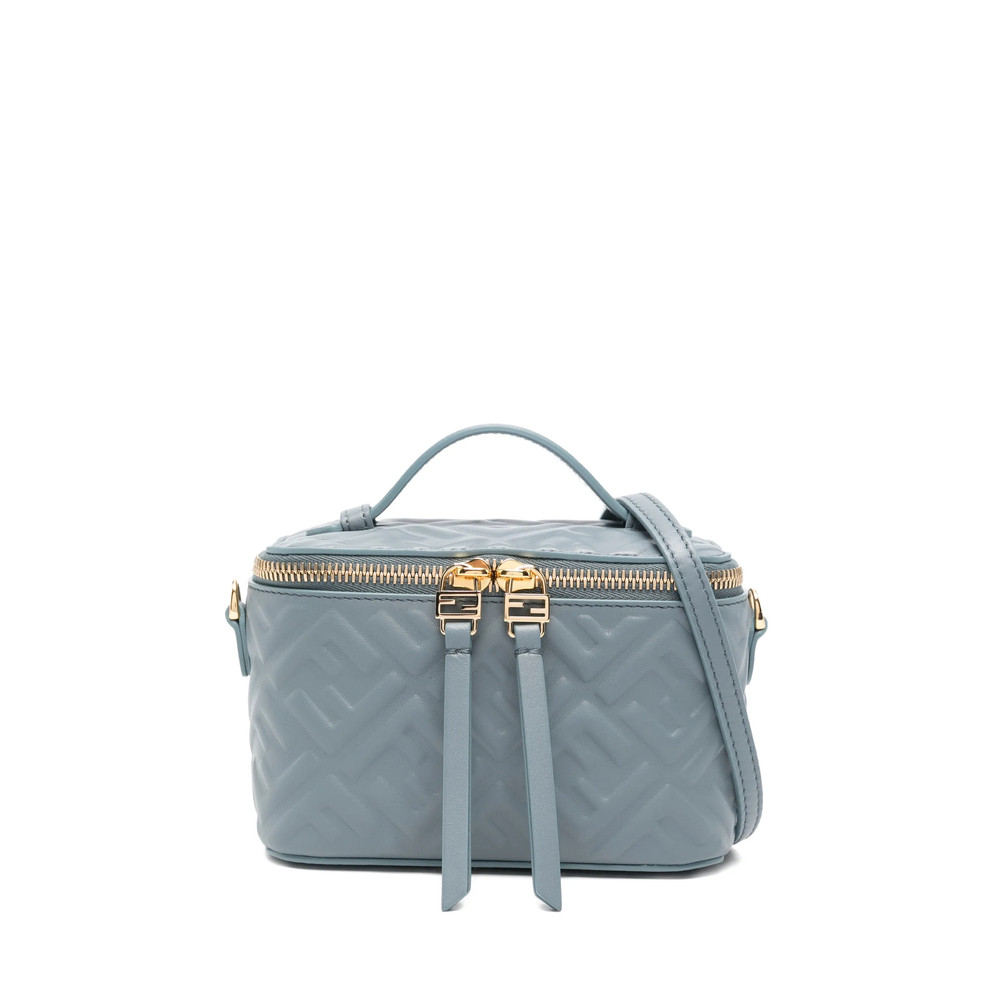 Fendi Vanity FF-logo Leather Mini Bag