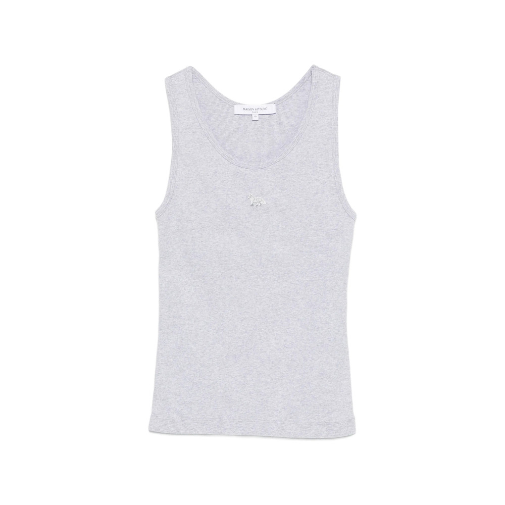 Maison Kitsuné Logo-patch Tank Top