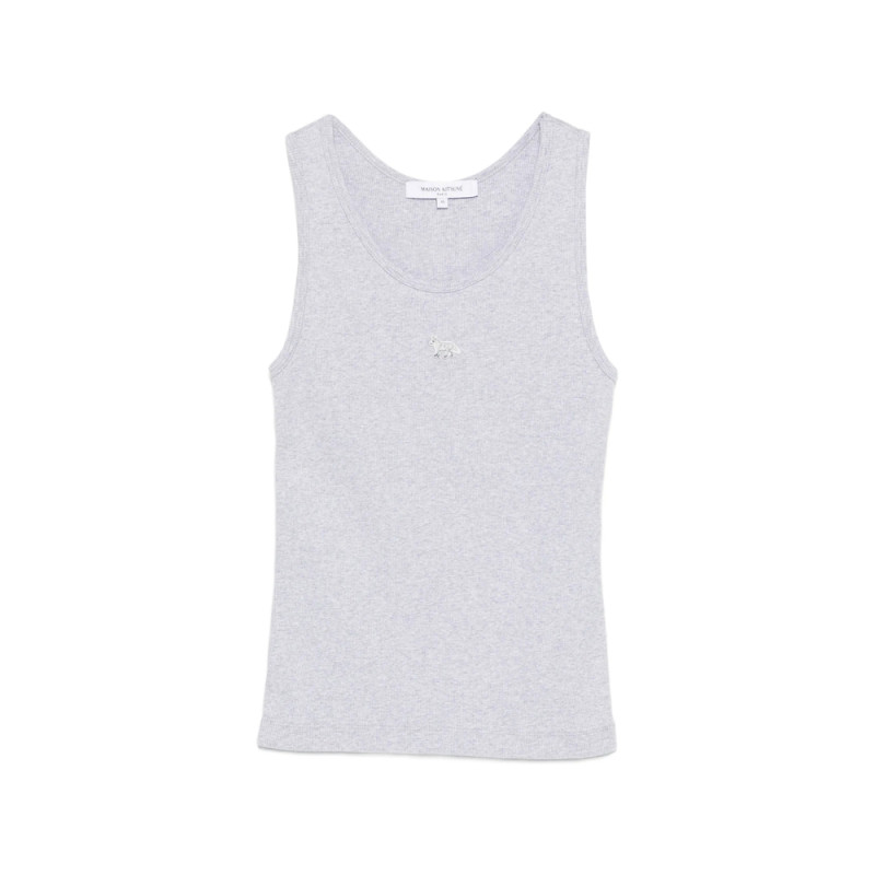 Maison Kitsuné Logo-patch Tank Top