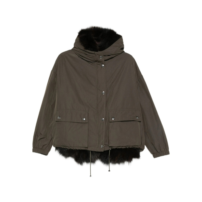 Martylo Fur-trimmed Hooded Jacket