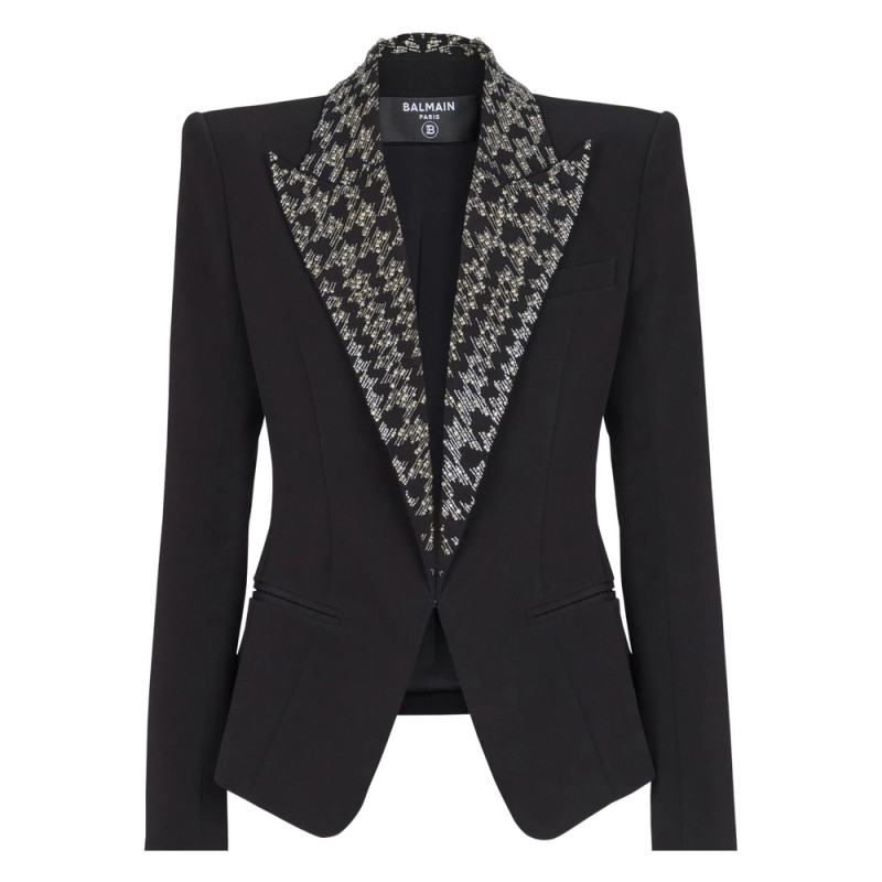 Balmain Embroidered Button Blazer
