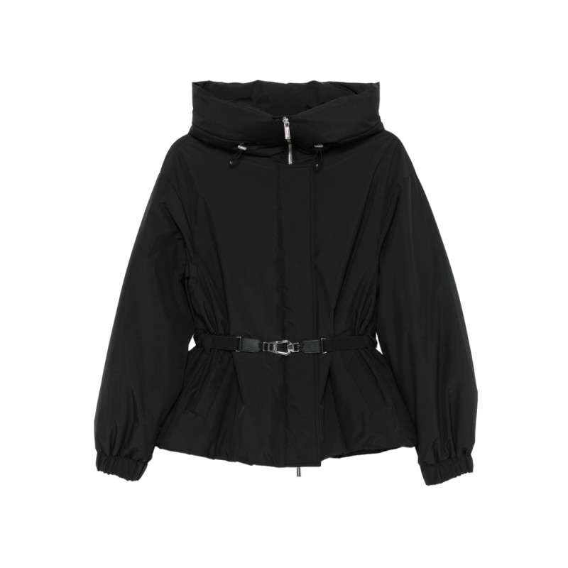 Moorer Glarea Belted High-neck Jacket