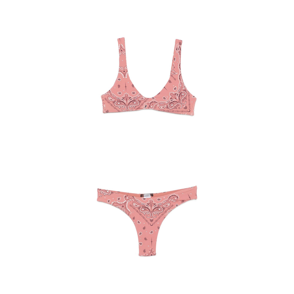 Venuja Paisley-print Crystal-embellished Bikini