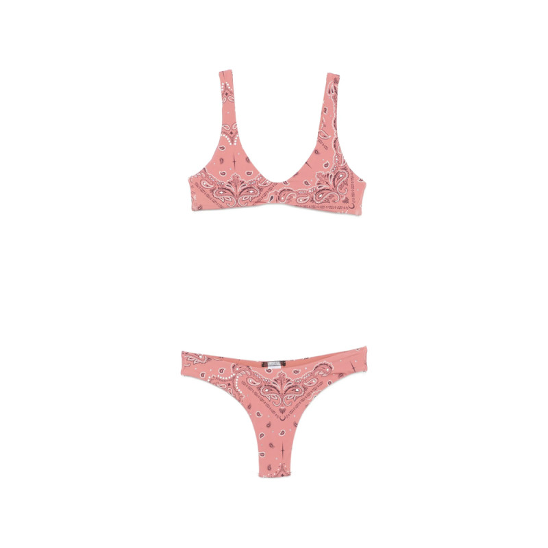 Venuja Paisley-print Crystal-embellished Bikini