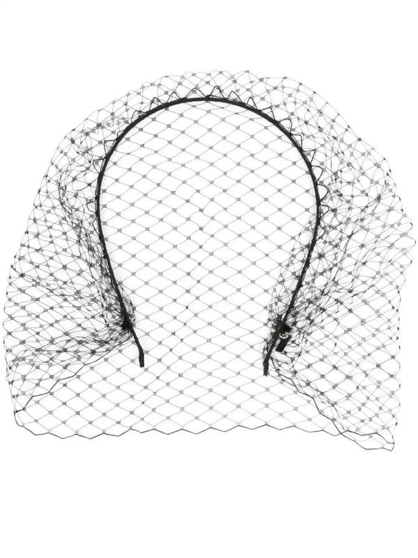 Voilette veil-detail headband