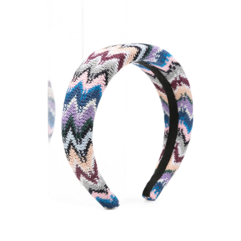 Missoni Zigzag-knit Padded Headband