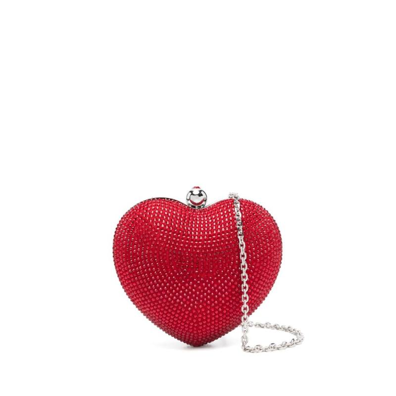 Mach & Mach Heart Clutch Bag