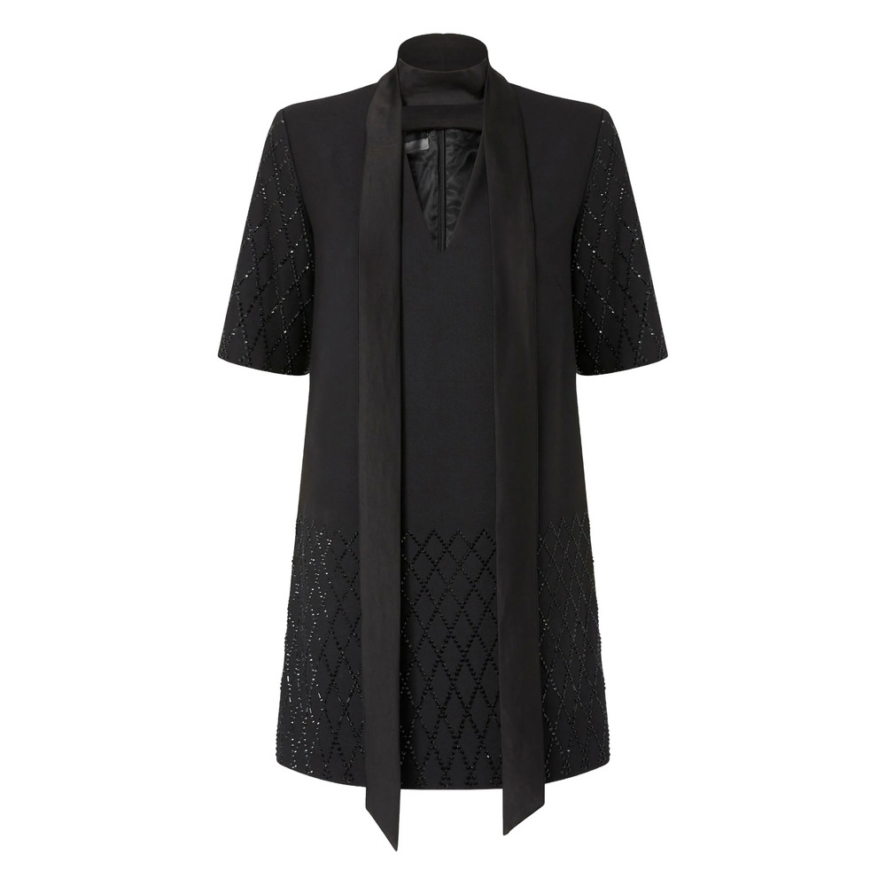 Pinko Embellished Short-sleeve Mini Dress