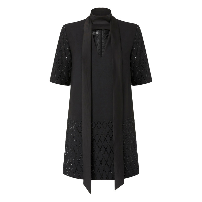 Pinko Embellished Short-sleeve Mini Dress
