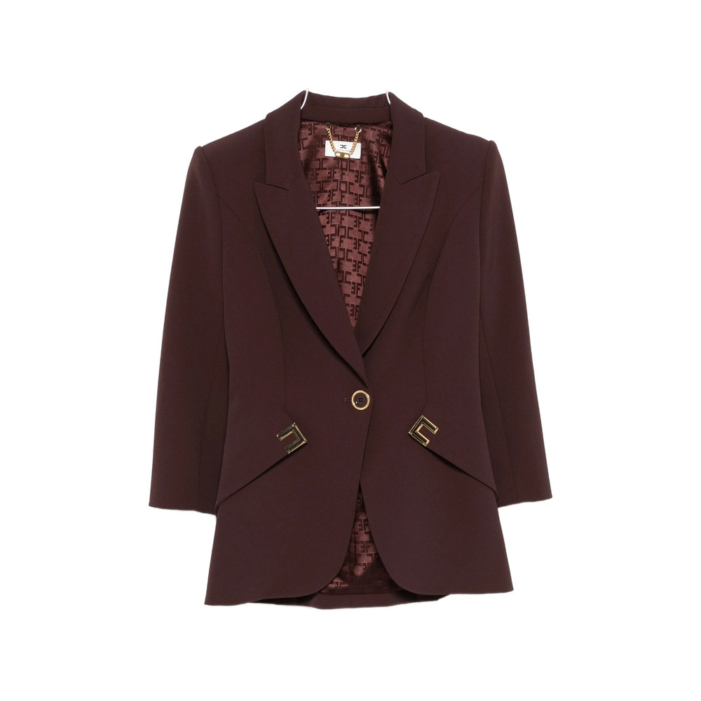 Elisabetta Franchi Crepe Blazer