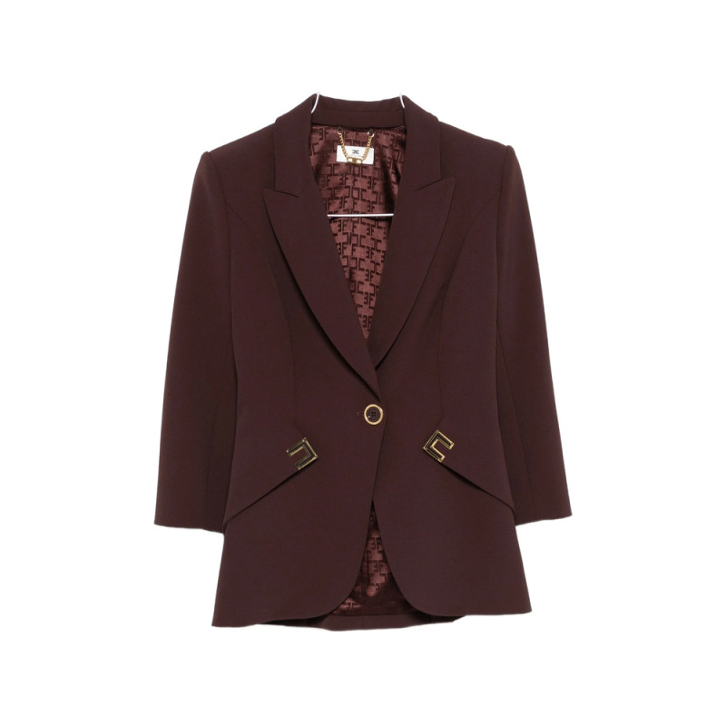 Elisabetta Franchi Crepe Blazer