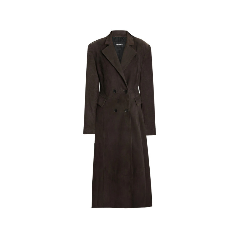 Rotate Double-breasted Long Coat