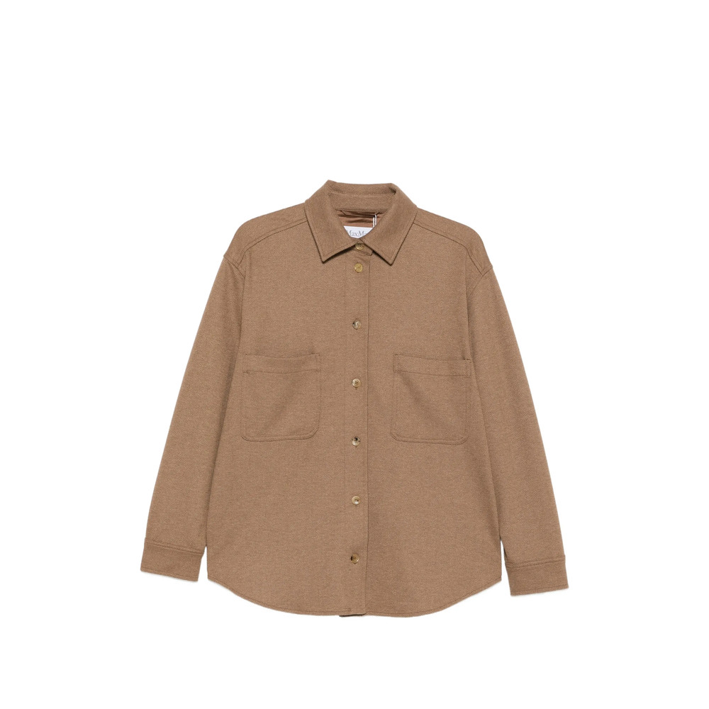 Max Mara Herringbone Patch-pocket Jacket