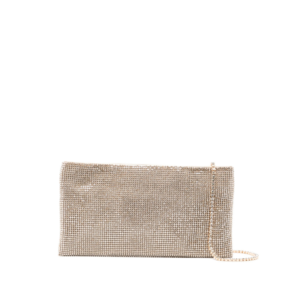 Benedetta Bruzziches Your Best Friend La Petite Embellished Chain Clutch Bag