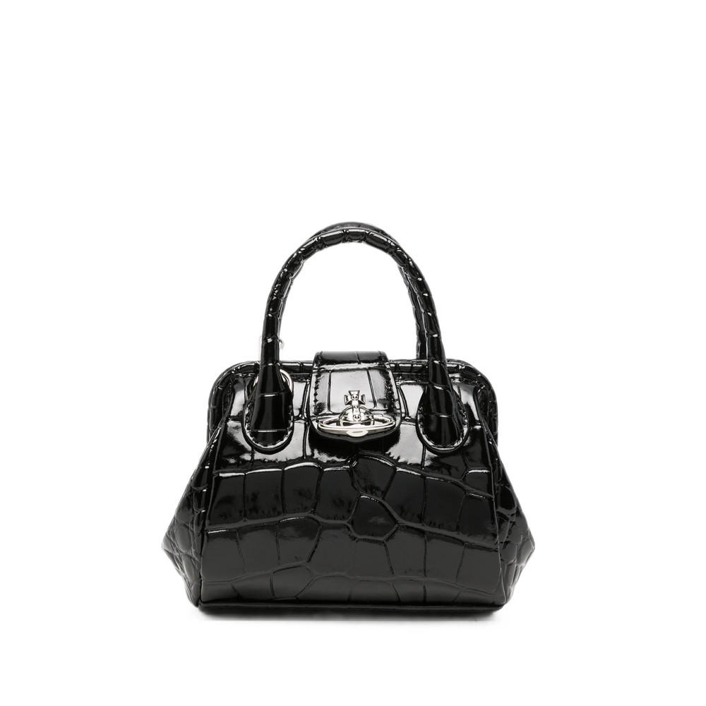 Vivienne Westwood Orb Croc-effect Leather Mini Bag