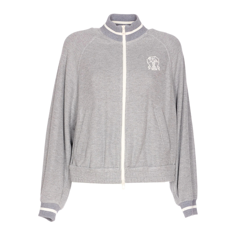 Brunello Cucinelli Embroideed-logo Sweatshirt