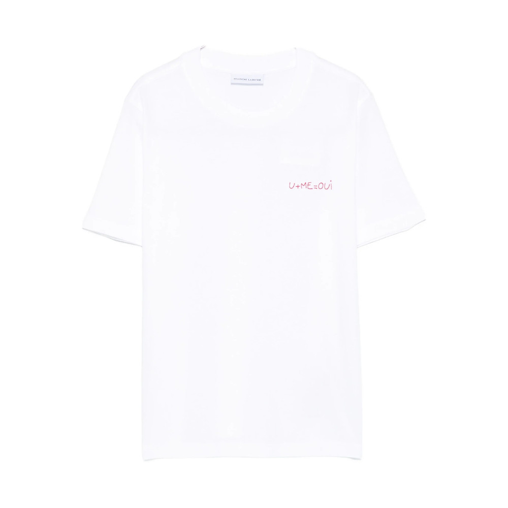 Maison Labiche Embroidered-detail Cotton T-shirt