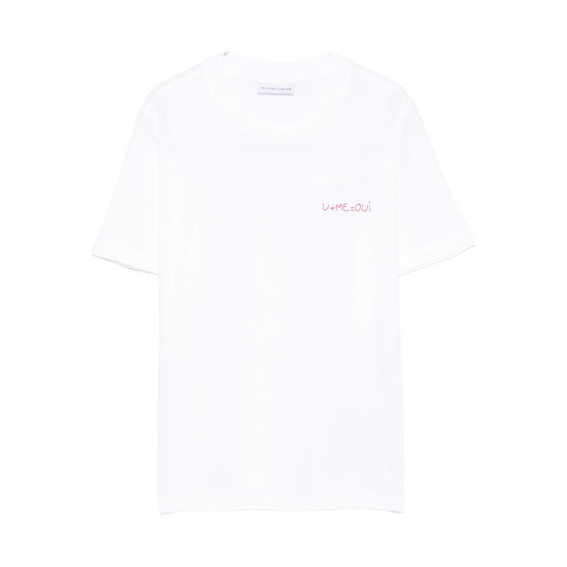 Maison Labiche Embroidered-detail Cotton T-shirt