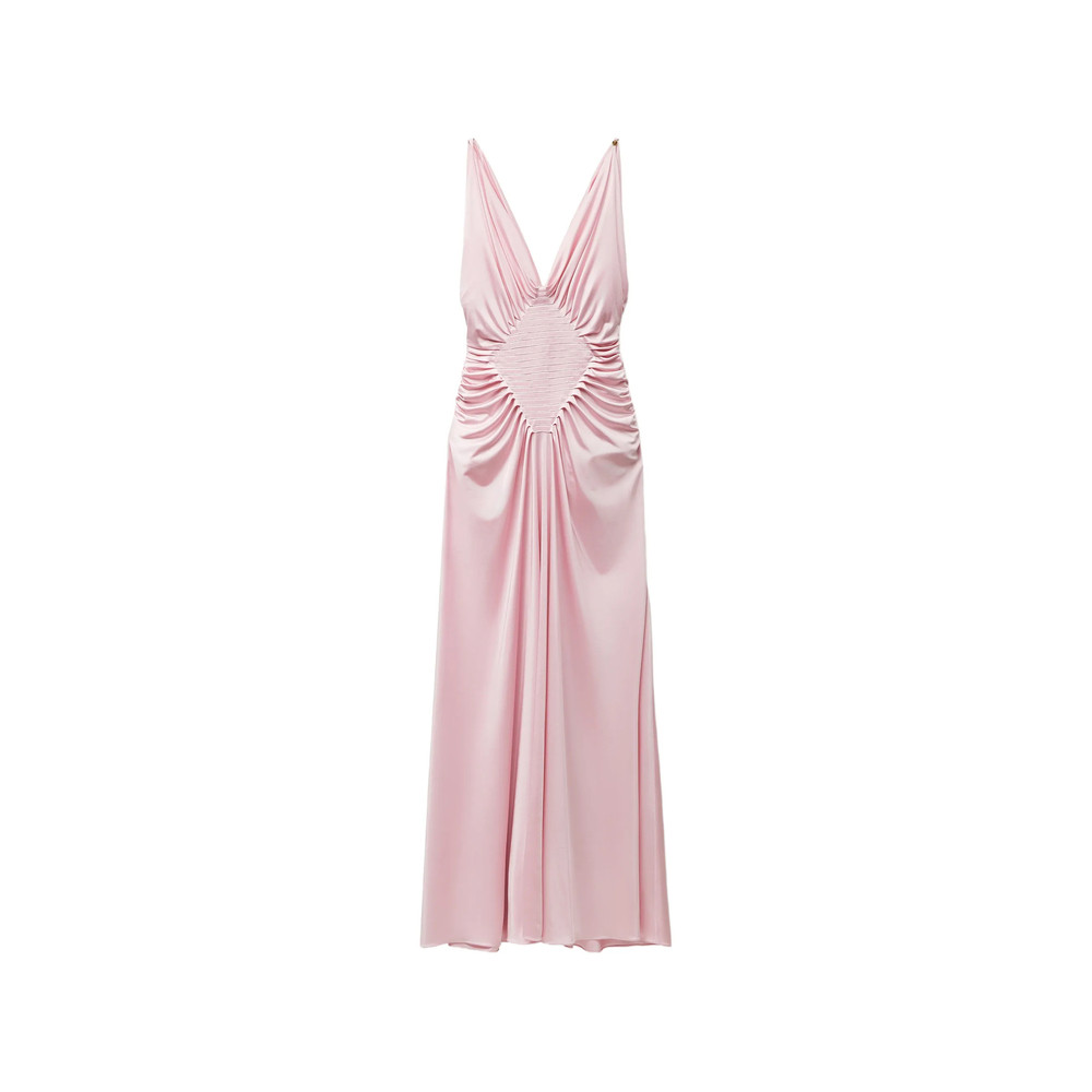 Versace Draped Maxi Dress