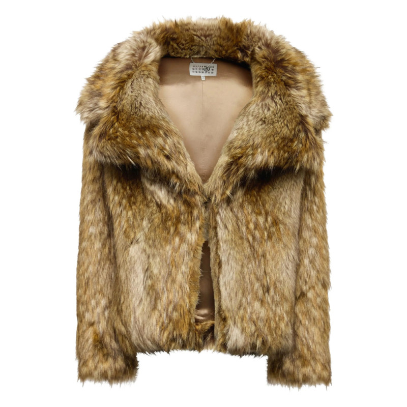 Mm6 Maison Margiela Faux-fur Jacket