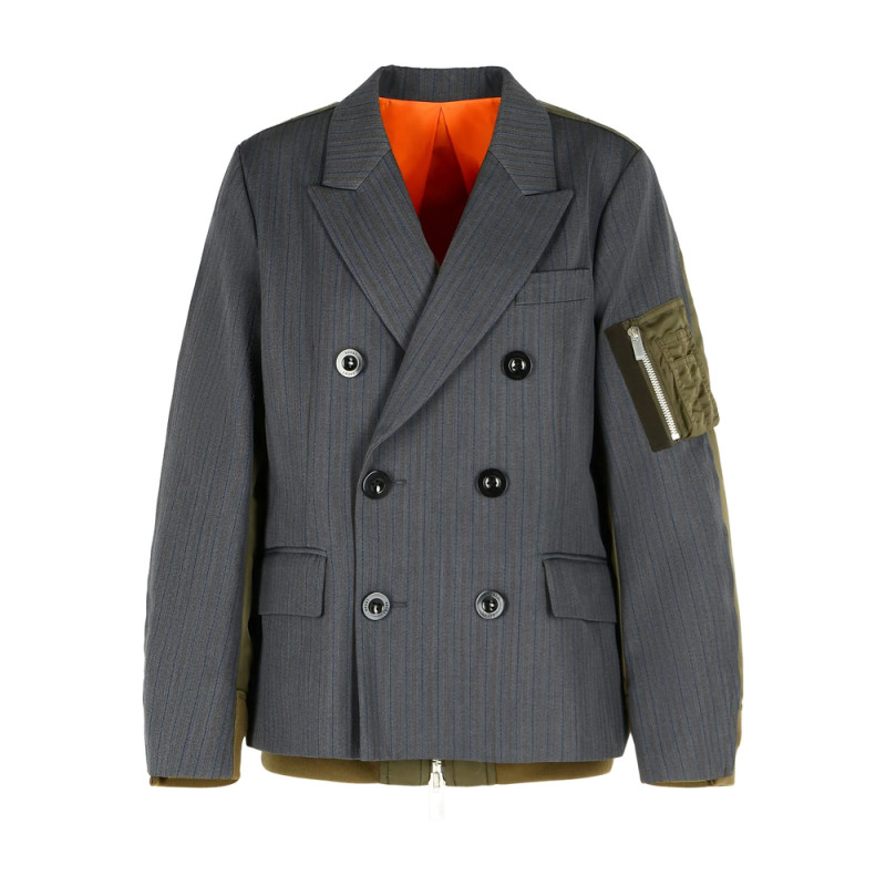 Sacai Double-breasted Jacket