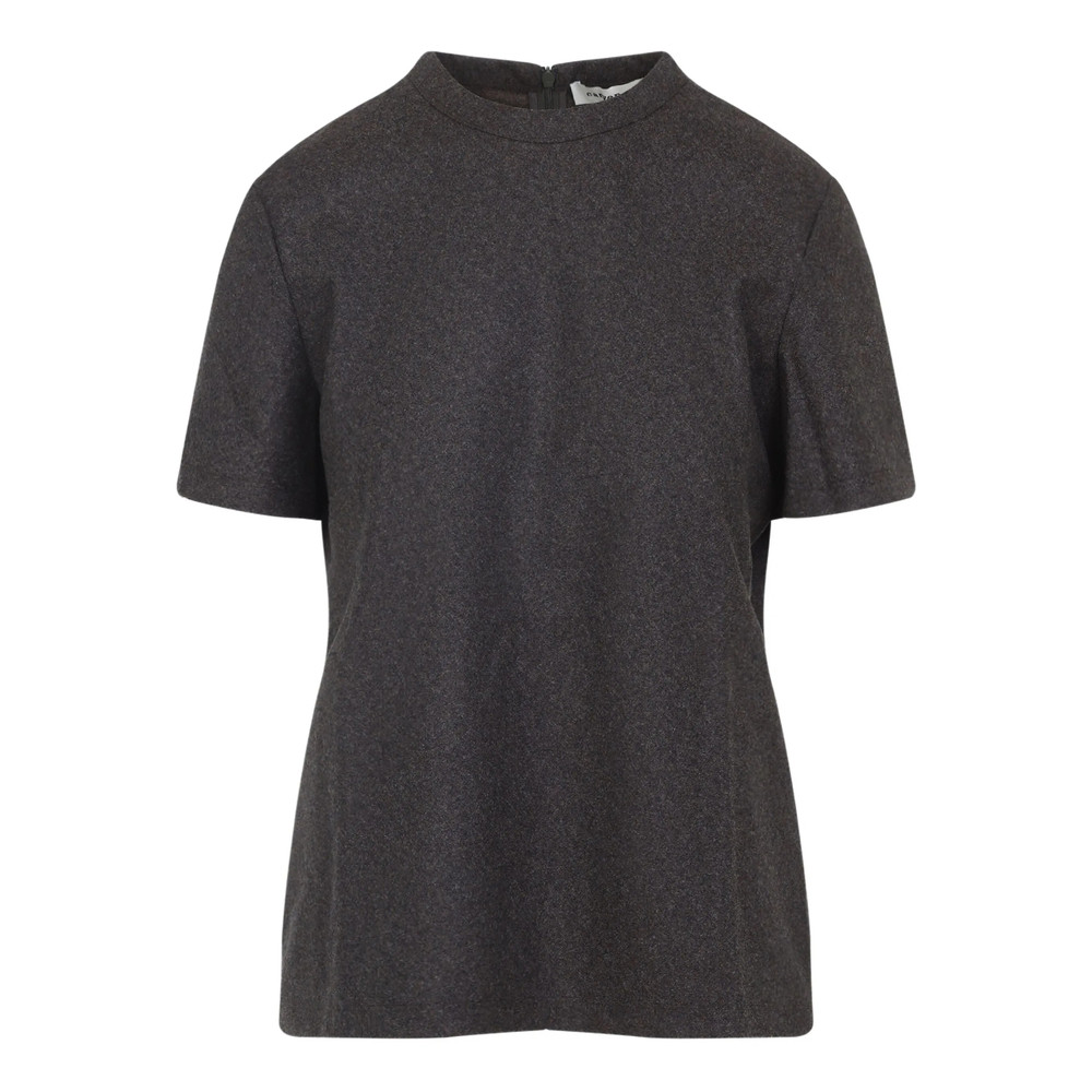 Carven High-neck Short-sleeve T-shirt