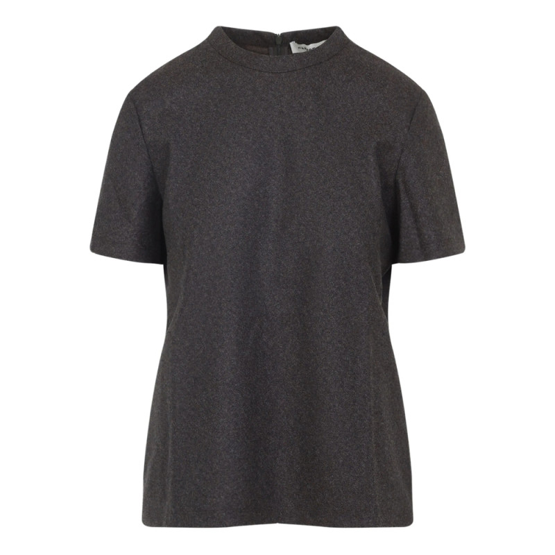 Carven High-neck Short-sleeve T-shirt