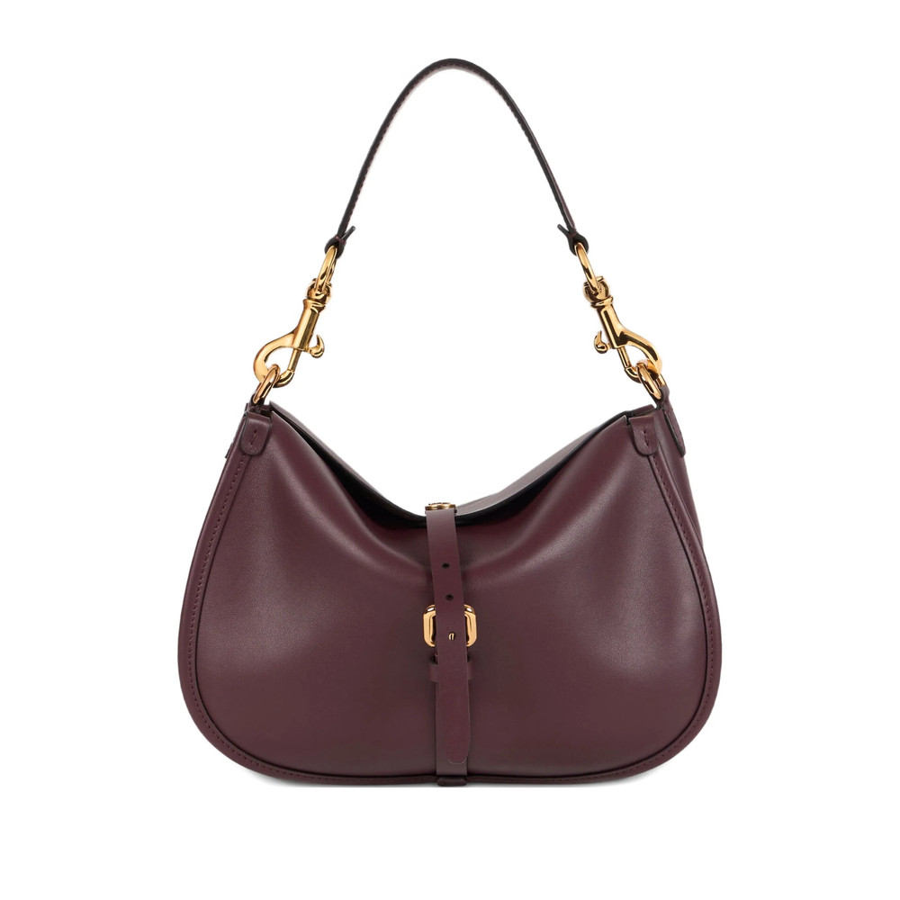 Etro Medium Leather Pony Shoulder Bag