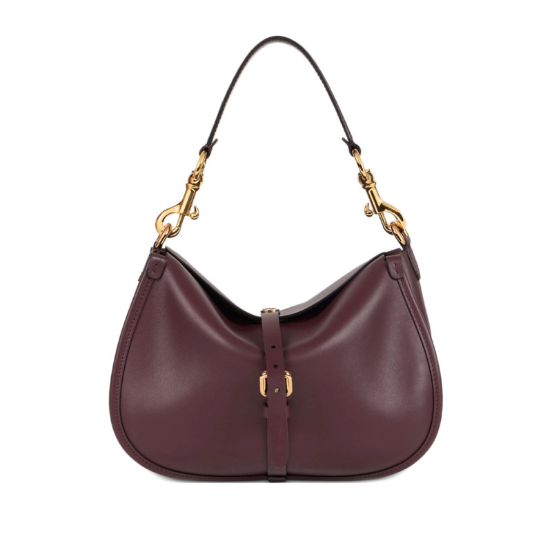 Etro Medium Leather Pony Shoulder Bag