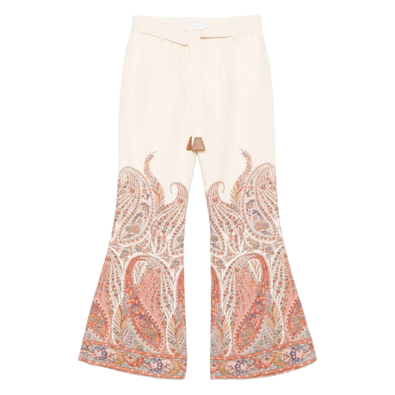 Zimmermann Paisley-print Trousers
