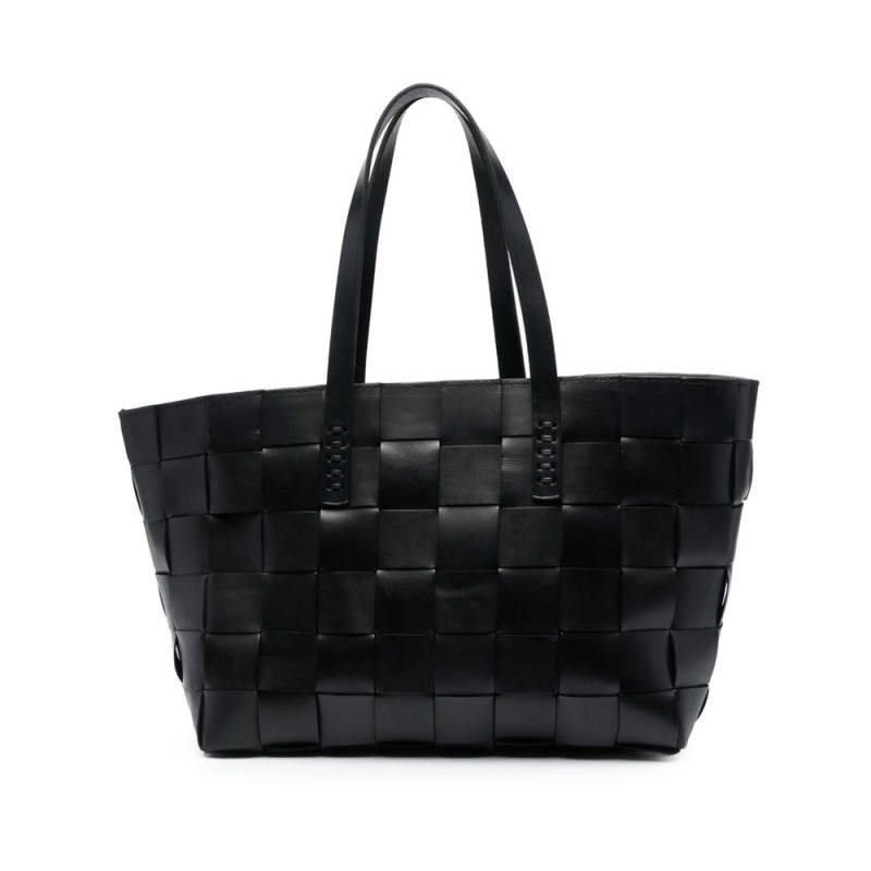 Dragon Diffusion Woven Leather Tote Bag
