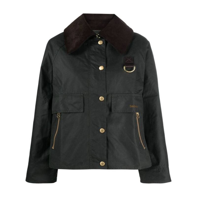 Barbour Logo-embroidered Oversized Jacket