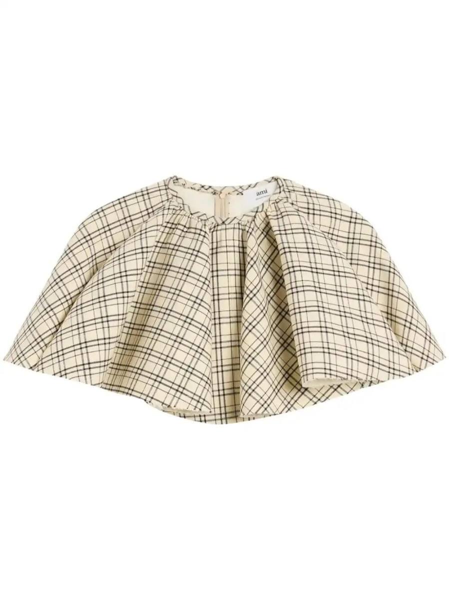 ruffled cropped top