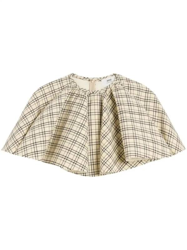 ruffled cropped top