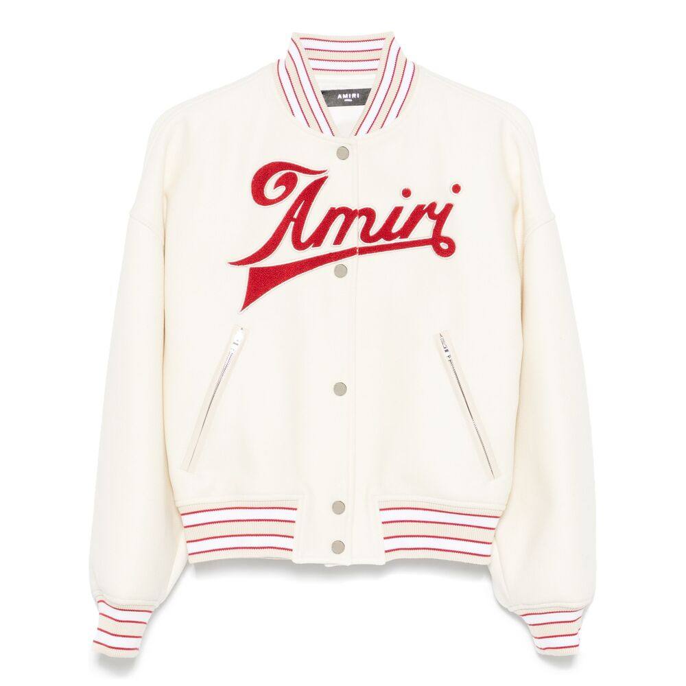 Amiri Logo-embroidered Bomber Jacket
