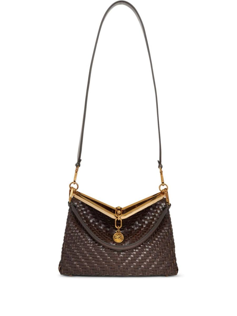 medium woven Vela shoulder bag