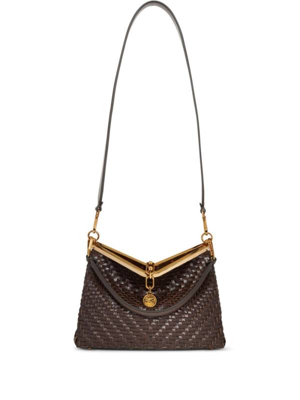 medium woven Vela shoulder bag