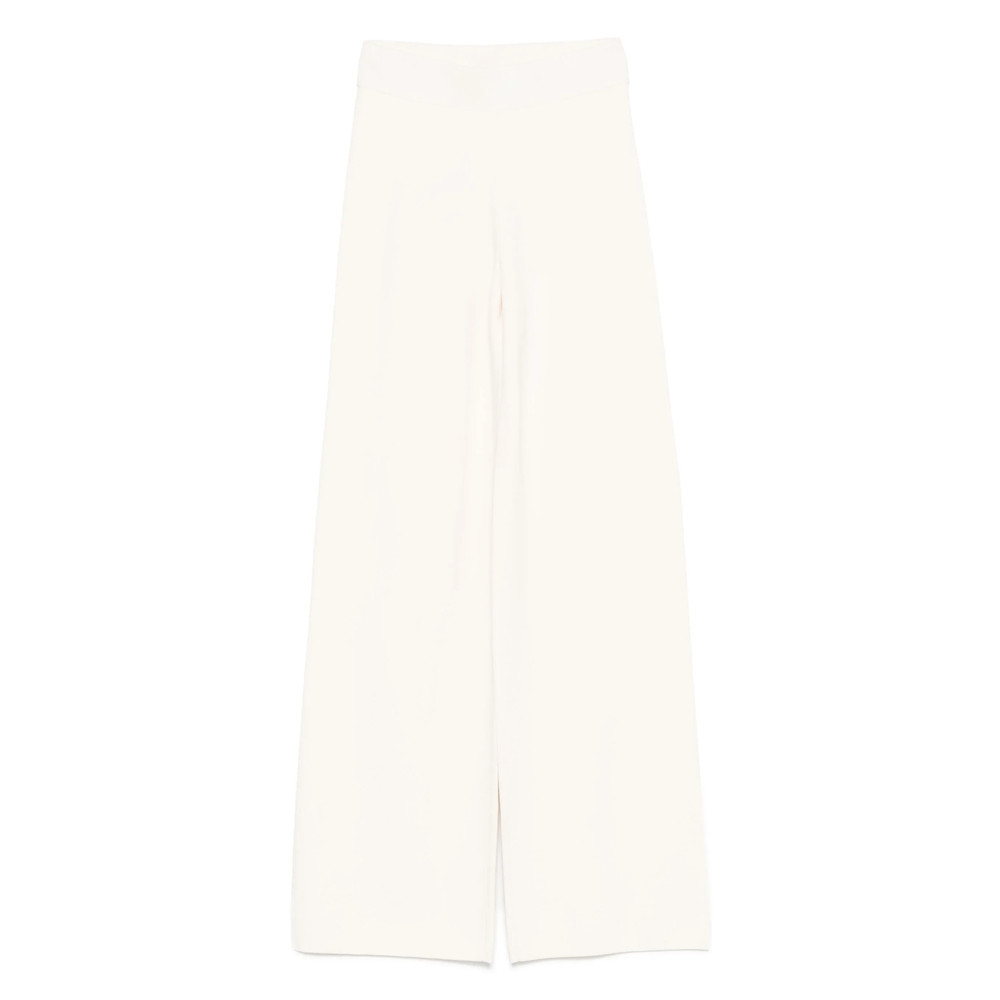 Max Mara Studio Elasticated-waist Palazzo Trousers