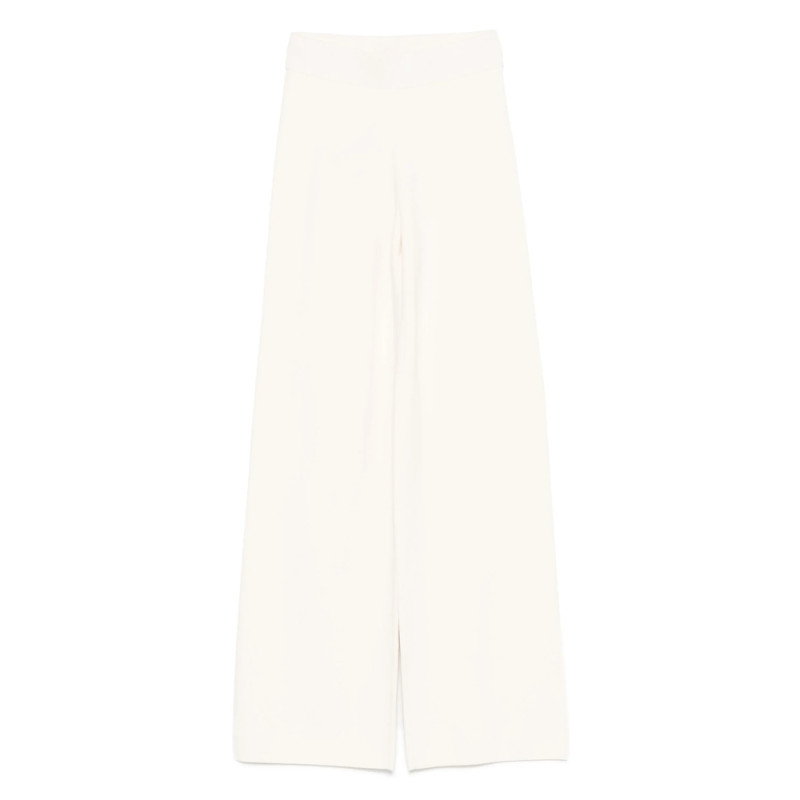 Max Mara Studio Elasticated-waist Palazzo Trousers
