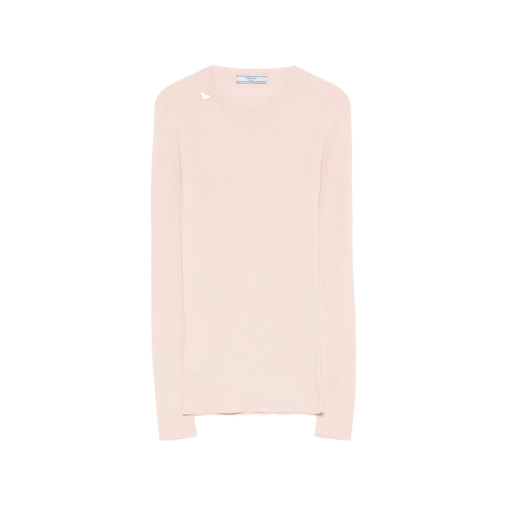 Prada Appliqué Wool Sweater