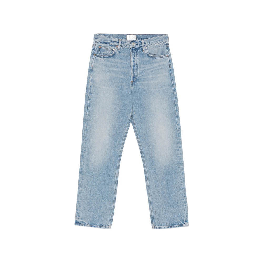 Agolde Whiskered Faded Jeans