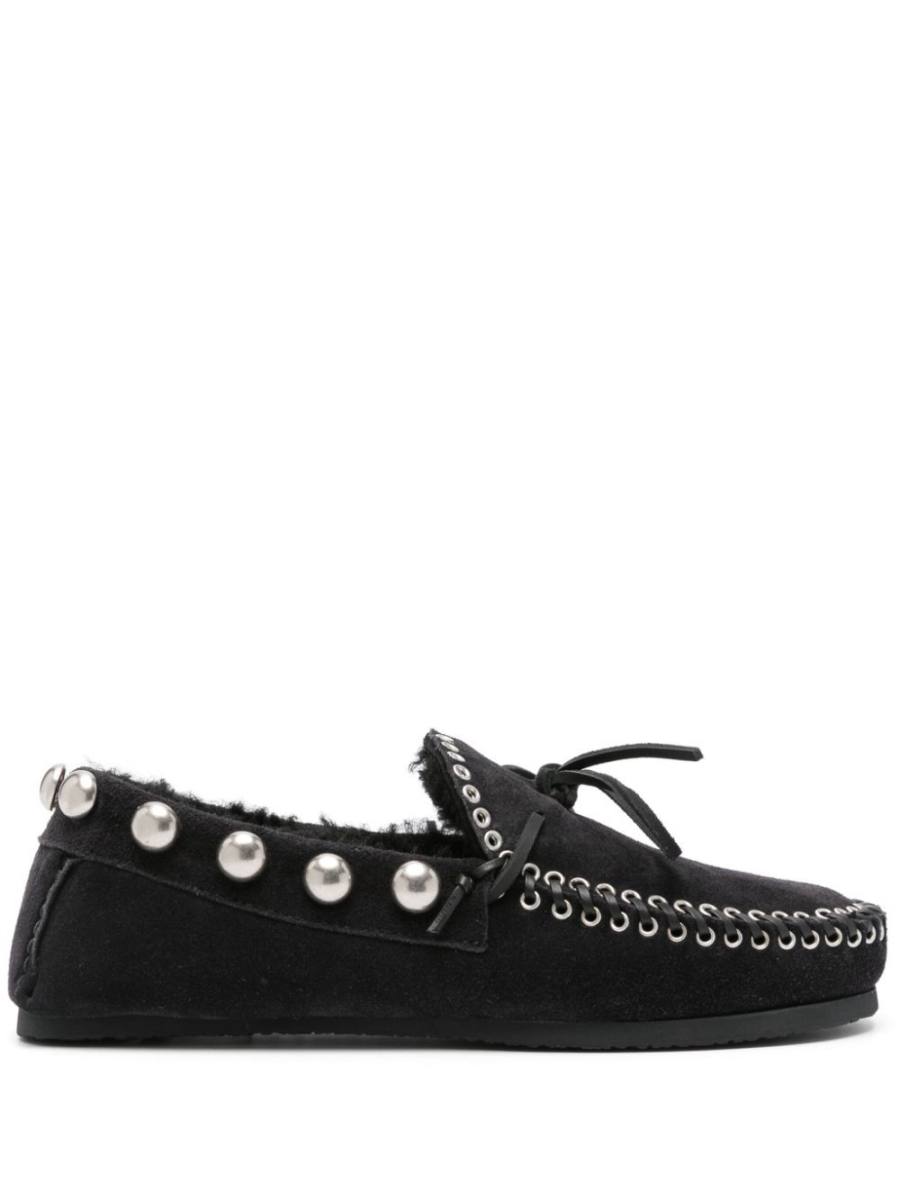 shearling loafers