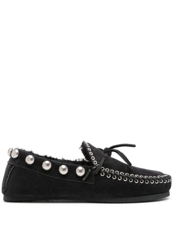 shearling loafers