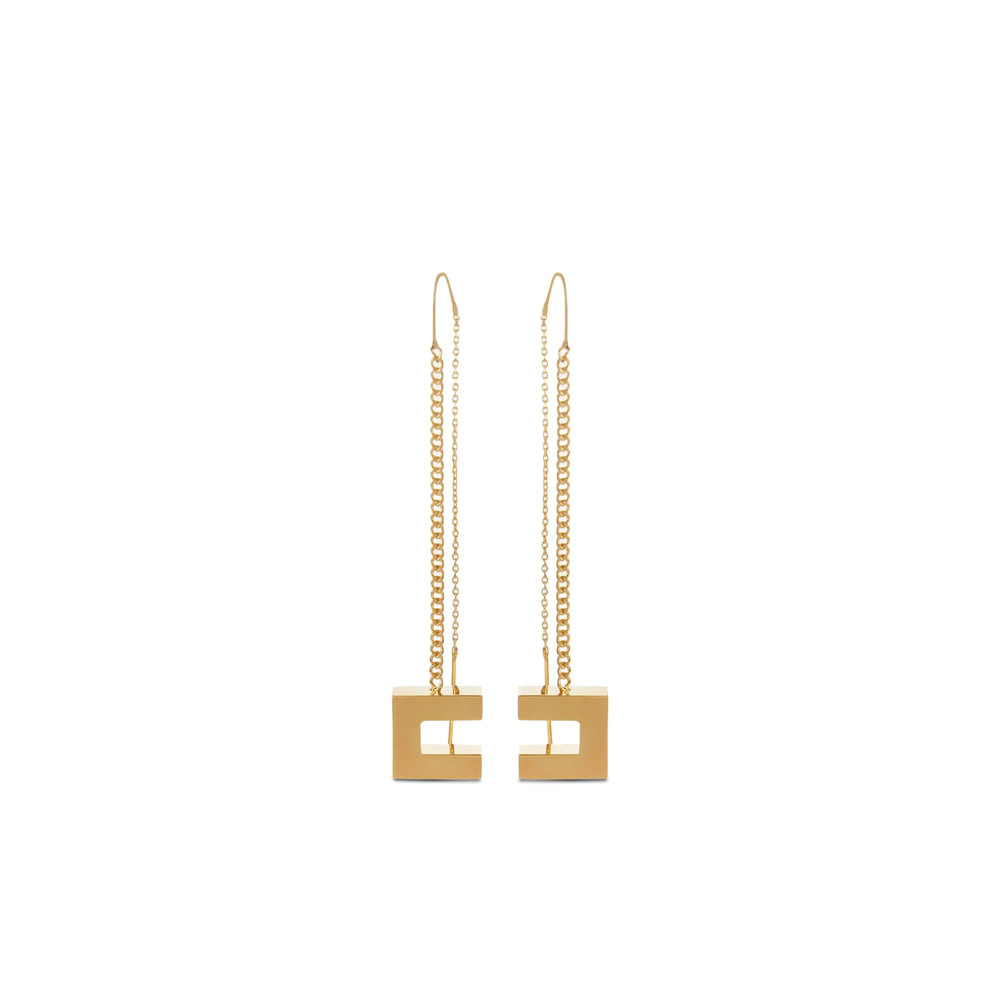 Elisabetta Franchi Pendant-logo Earrings