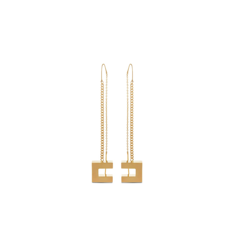 Elisabetta Franchi Pendant-logo Earrings